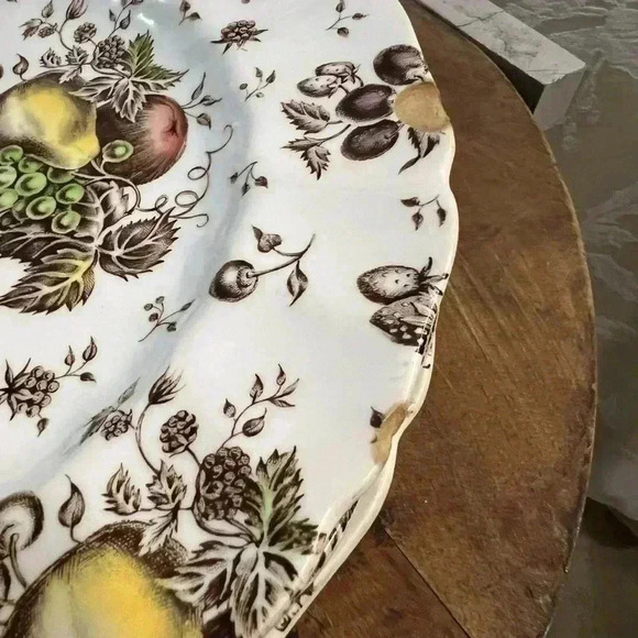 Johnson Brothers Autumn  Delight 10" Round Dinner Plates Vintage Set of 4 - Picture 4 of 6